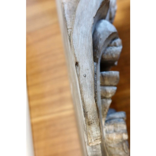 Restoration Hardware Carved Wood Wall Corbel, Spanish Revival Style For Sale - Image 12 of 12