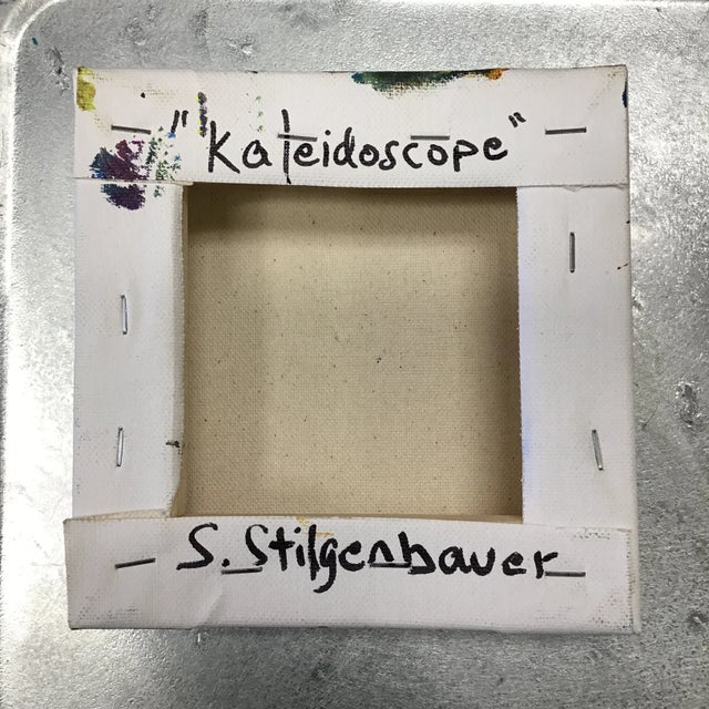 “Kaleidoscope” Original Abstract Acrylic Painting on Stretched Canvas by Stephen Stilgenbauer For Sale - Image 4 of 4