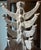 Austin Productions Vintage Austin Productions Brutalist Durastone Menorah Candelabra For Sale - Image 4 of 5