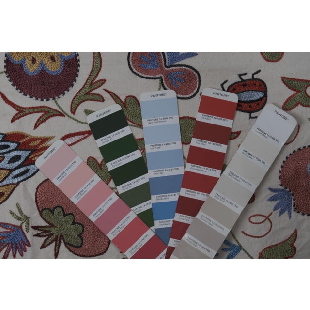 Suzani Pictorial Wall Decor For Sale - Image 10 of 10