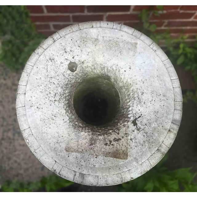 Mid 19th Century Antique Marble Garden Urn For Sale - Image 5 of 9