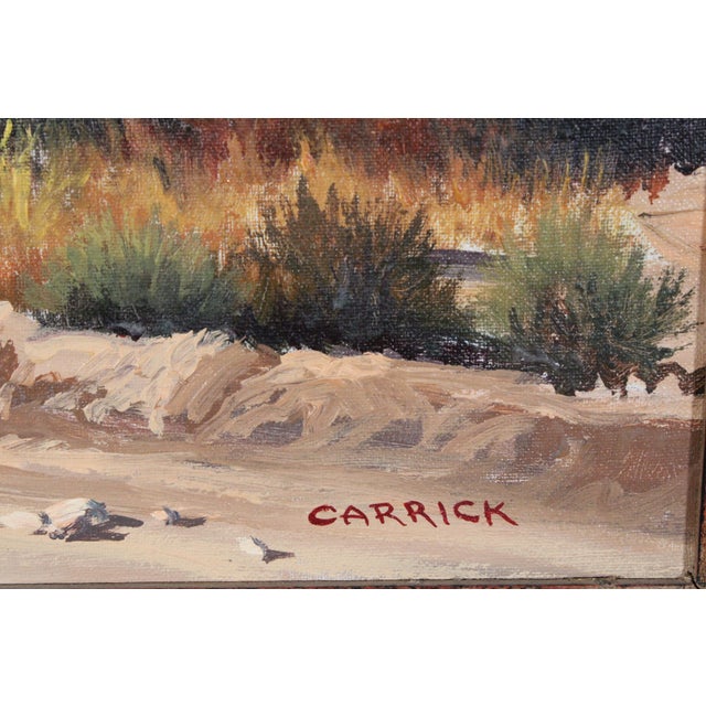 Desert Landscape Painting by Beverly Carrick (Born 1930) For Sale - Image 9 of 12
