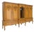 Carved Oak Oversize 5 Doors Long Credenza Cabinet Sideboard w/ Shelves Drawer For Sale