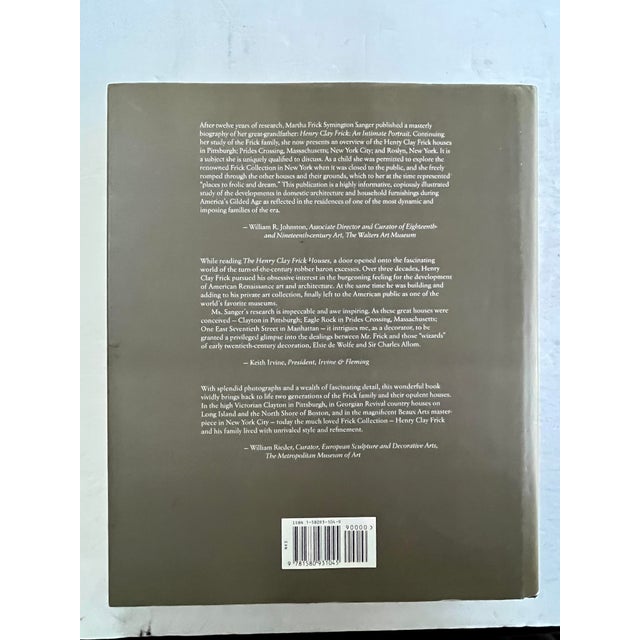 American 2001 The Henry Clay Frick Houses, Margaret Sanger Book For Sale - Image 3 of 7