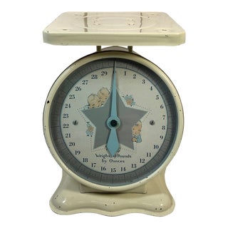 Vintage Mid 20th Century Baby Scale For Sale