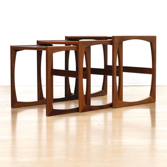 G Plan Mid Century Quadrille Nesting Side Tables Attributed to G Plan For Sale - Image 4 of 12