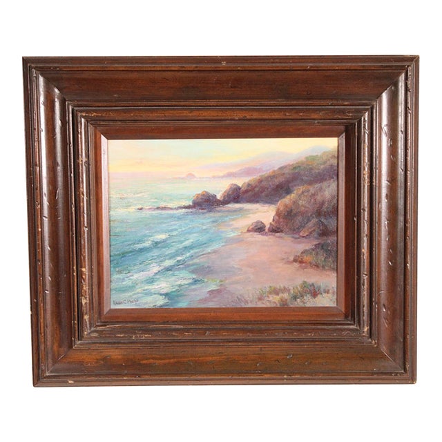 Painting of Camel Point Laguna Beach by Adele C. Pheleps (1866-1945) For Sale