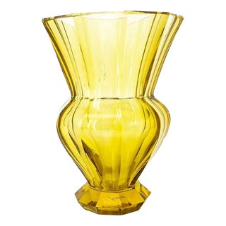 Art Deco Vase from Moser, Former Czechoslovakia, 1930s For Sale