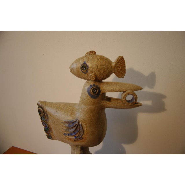 Stoneware Lamp by Pierre Koppe, 1979 For Sale - Image 4 of 16