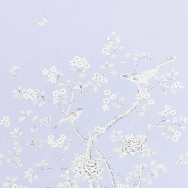 Schumacher X Mary McDonald Chinois Palais Wallpaper in Lavender | Chairish