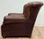 Brown Vintage Restoration Hardware Leather Churchill Cigar Chair and Ottoman With Nailheads For Sale - Image 8 of 18
