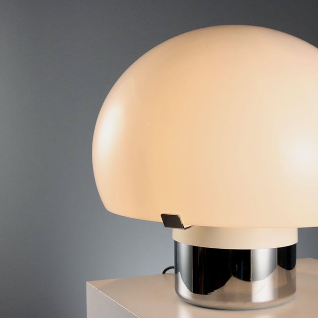 Vintage Mushroom-Shaped Table Lamp in Plastic, 1970s For Sale - Image 5 of 8