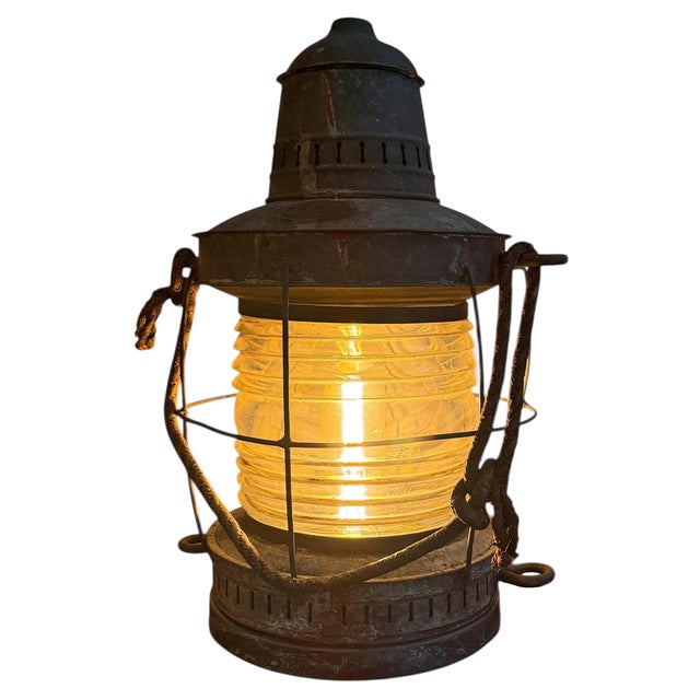 American 19th Century American Ship's Lantern by Frank Morrison Company For Sale - Image 3 of 13