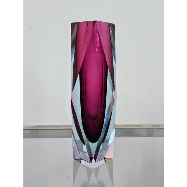 Mid-Century Modern Sommerso Glass Vases, Italy, 1970s, Set of 11 For Sale - Image 9 of 11