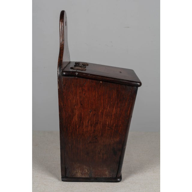 Wood Early 19th Century French Boite à Sel or Salt Box For Sale - Image 7 of 11