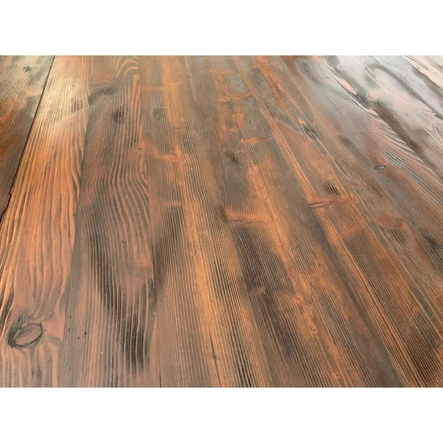 Brutalist Dining Table in Oak For Sale - Image 13 of 17