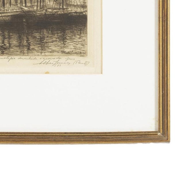 Alberto Augusto de Souza, Boats on the Douro, Etching For Sale - Image 5 of 6