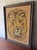 Wood Vintage Lion Needlepoint Wall Art in Carved Wood Frame, 1960s For Sale - Image 7 of 8