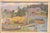 Wood Swedish Waterfront Village Painting, c.1957 For Sale - Image 7 of 12