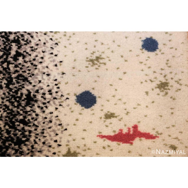 A Magnificent Day and Night Double Sided Vintage Scandinavian Swedish Kilim Rug, Country of Origin / Rug Type:...