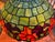 Green Early 20th Century Duffner and Kimberly Acorn Stained Glass Table Lamp For Sale - Image 8 of 12
