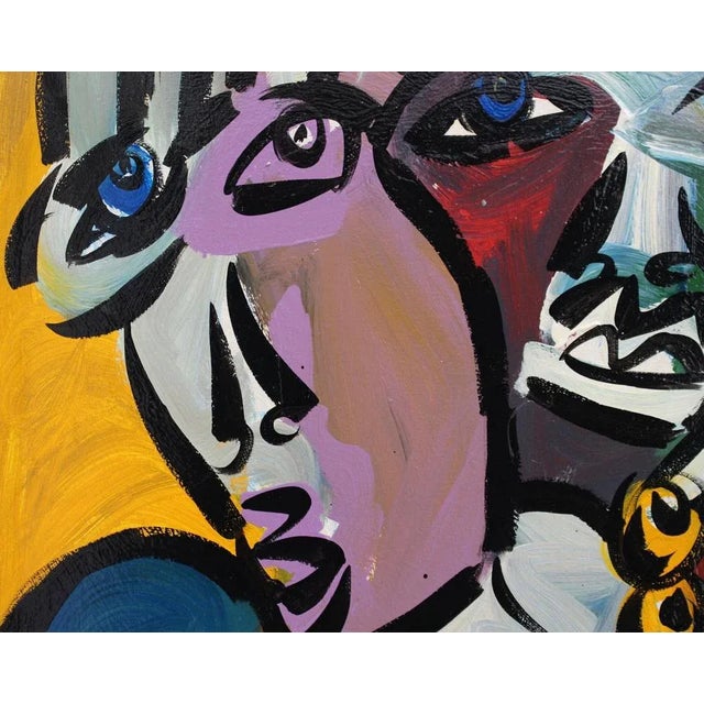 Peter Robert Keil, Rolling Stones, Three Heads, 1985, Acrylic on Canvas For Sale - Image 16 of 18