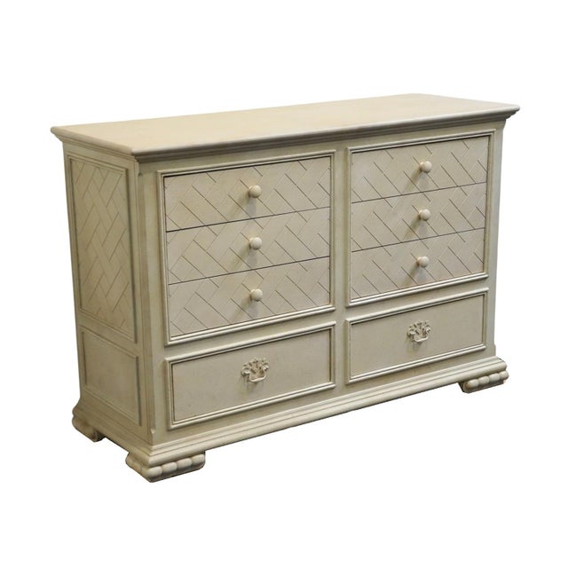 ATLAVISTA LANE Cream / Off White Contemporary Modern 56" Double Dresser 38" High 56" Wide 20.5" Deep We specialize in high...
