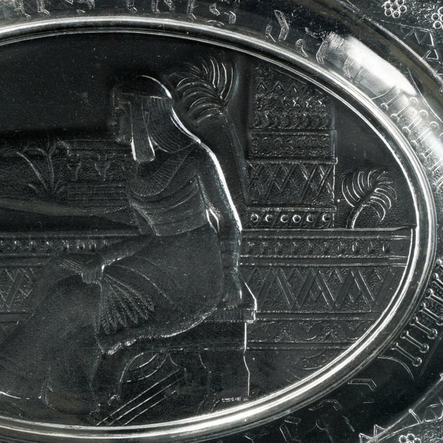 Egyptian Revival Victorian Eapg Serving Platter 19th Century For Sale - Image 4 of 6