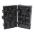 90's Louise Nevelson Style Dimensional Black Wood Assemblage Box Sculpture SIgned For Sale