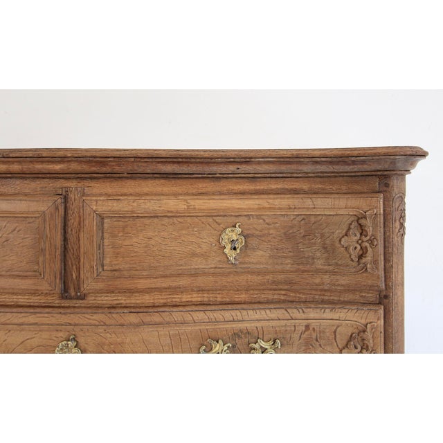 Brown 18th Century Liège Baroque Curved Chest of Drawers For Sale - Image 8 of 18