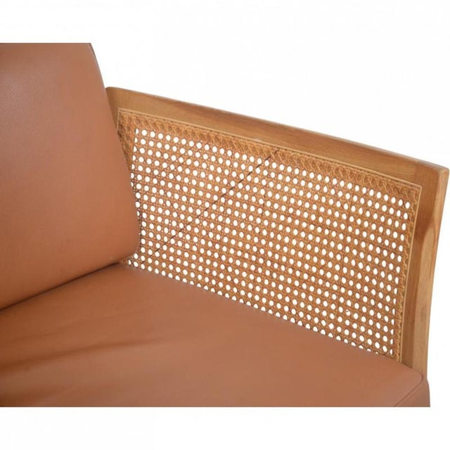 Plexus Chair in Cognac Leather by Illum Wikkelsø, 1970s For Sale - Image 6 of 14