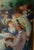 1950s "Bal Du Moulin" Impressionist After Renoir Figurative Oil Painting Signed J. Sanz For Sale - Image 4 of 6
