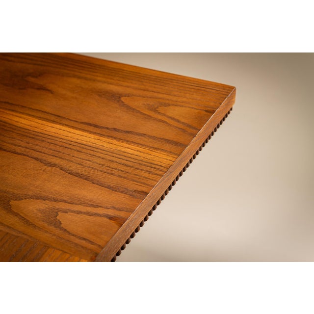Desk in Ash Veneer and Dark Stained Details by Pier Luigi Colli, Italy, 1930s For Sale - Image 16 of 18