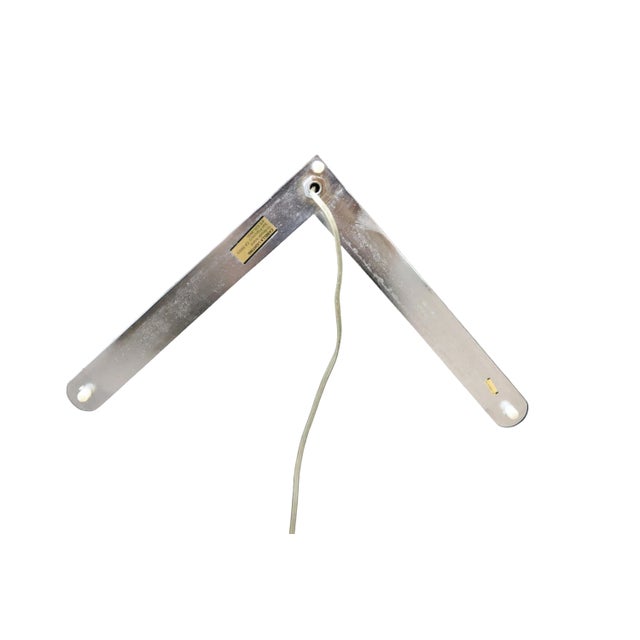 Adjustable Mid-Century Modern Casella Chrome Floor Lamp For Sale - Image 9 of 10