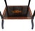 19th C French Inlaid 3 Tier Rosewood Ebony & Bronze Gallery Table Stand Etegere For Sale - Image 13 of 15