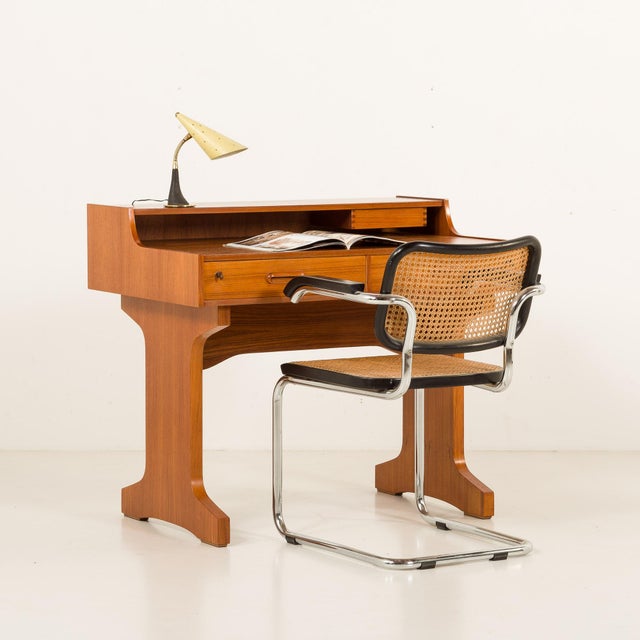 Mid-Century Modern Italian Teak Desk by IMB, 1960s For Sale - Image 18 of 18