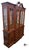 Thomas Chippendale Vintage Chippendale Style Mahogany China / Display Cabinet For Sale - Image 4 of 10