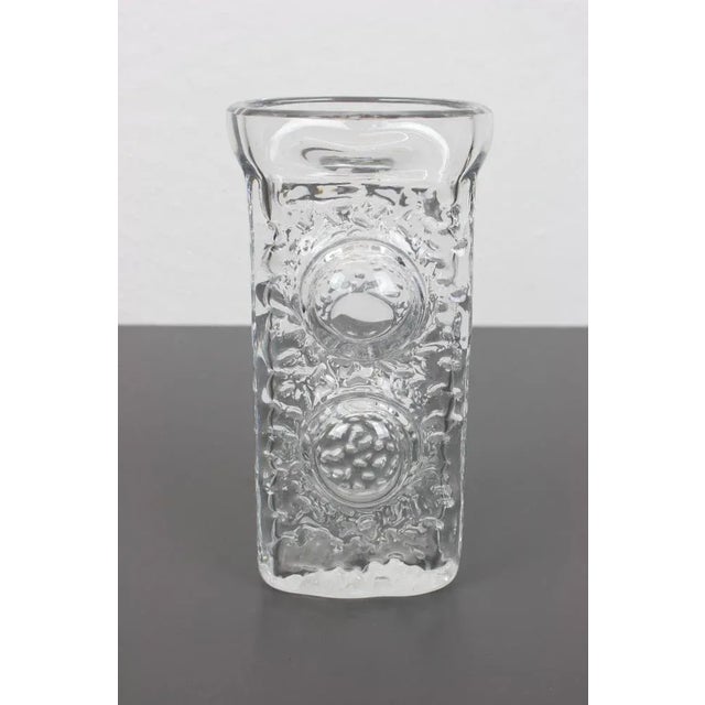 Glass German Vase from Peill & Putzler, 1970s For Sale - Image 7 of 8