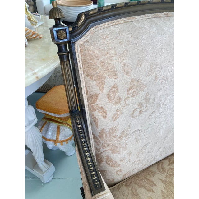 French Louis XVI Style Club Chair-2-John Elgin Woolf For Sale - Image 4 of 11