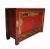 Asian Antique 1900s Antique Red Shanxi Cabinet With Carved Border Doors For Sale - Image 3 of 7