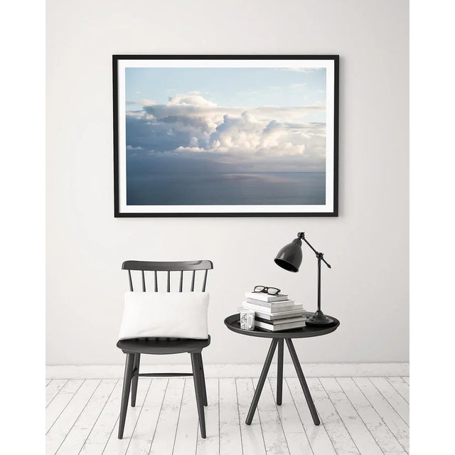 Photorealism Mediterranean Seascape Art Photograph, Coastal Fine Art Photography Print, Kefalonia Greece Landscape Wall Art, 45 X 30" 'Clouds Over the Ionian Sea' For Sale - Image 3 of 8