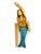 Wood Mermaid Figurine in the Style of Native American Arts & Crafts For Sale - Image 7 of 12