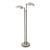 Vintage Double-Head Adjustable Dome Floor Lamp For Sale