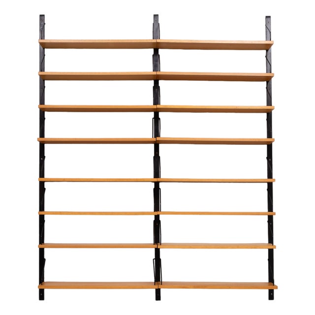 Royal System Beech Bookcase by Poul Cadovius, 1960s For Sale