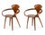 1960s Pair of Mid-Century Modern "Pretzel" Armchair Manner of Norman Cherner for Plycraft For Sale - Image 5 of 6