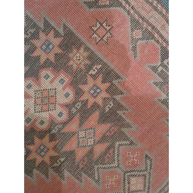 Textile 1950s Vintage Karabagh 3'2" X 8' For Sale - Image 7 of 12