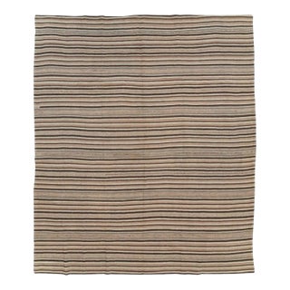 Galerie Shabab Collection Mid-20th Century Handmade Turkish Flatweave Kilim Room Size Carpet For Sale