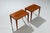 Brown Nesting Tables in Teak attributed to Severin Hansen for Haslev, Denmark, 1960, Set of 3 For Sale - Image 8 of 14