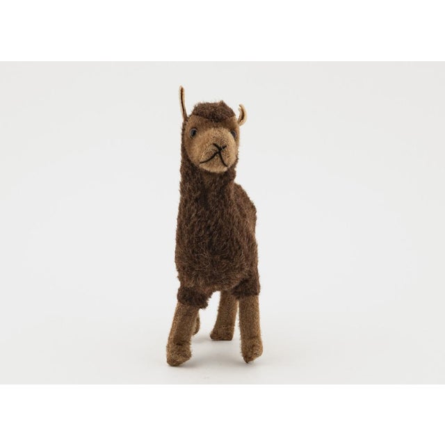 Mid-Century Modern Vintage Alpaca Plush Toy, 1960s For Sale - Image 3 of 13