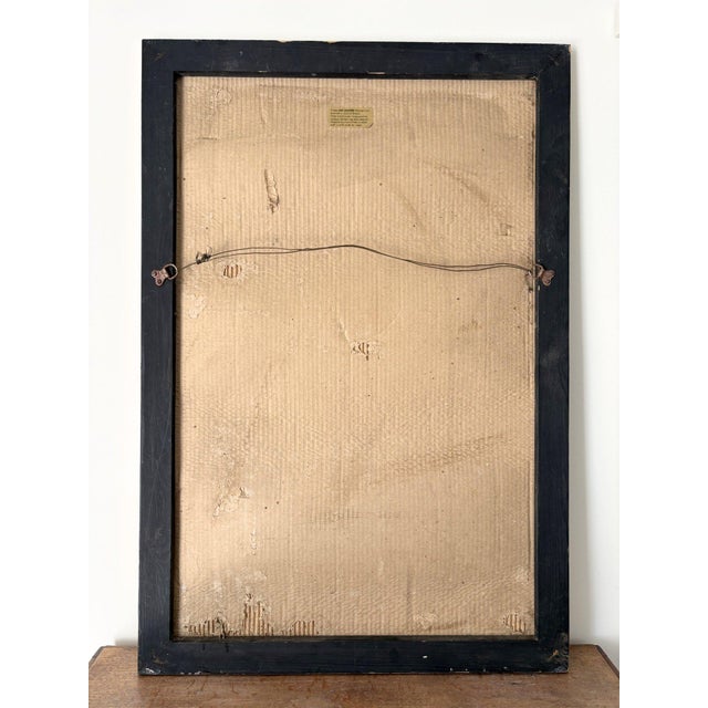 Mid-Century Modern Brass Mirror, 1960 For Sale - Image 10 of 11